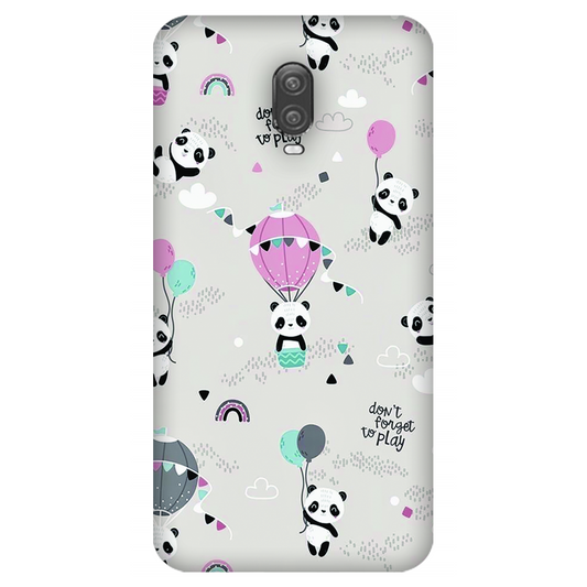 Playful Pandas and Balloons Case OnePlus 6T