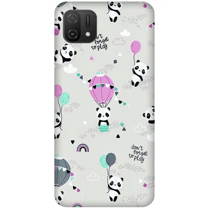 Playful Pandas and Balloons Case Oppo A16K