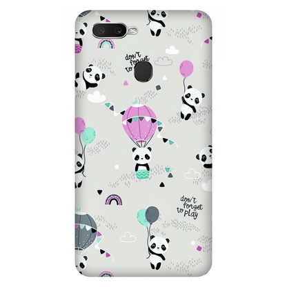 Playful Pandas and Balloons Case Oppo A7