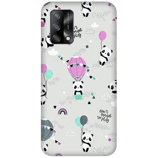 Playful Pandas and Balloons Case Oppo A74