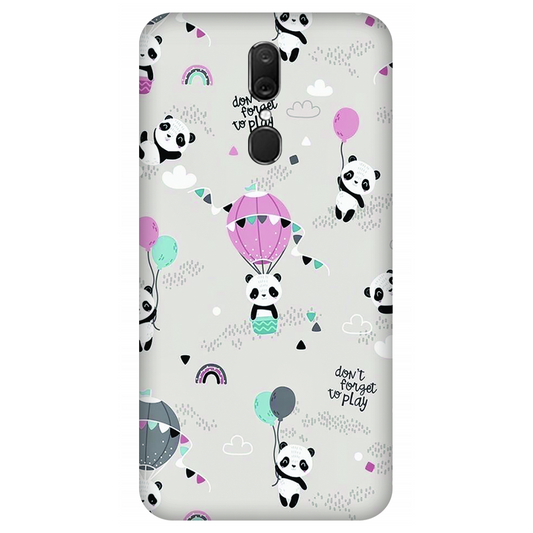 Playful Pandas and Balloons Case Oppo A9