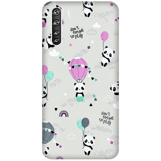 Playful Pandas and Balloons Case Oppo A91