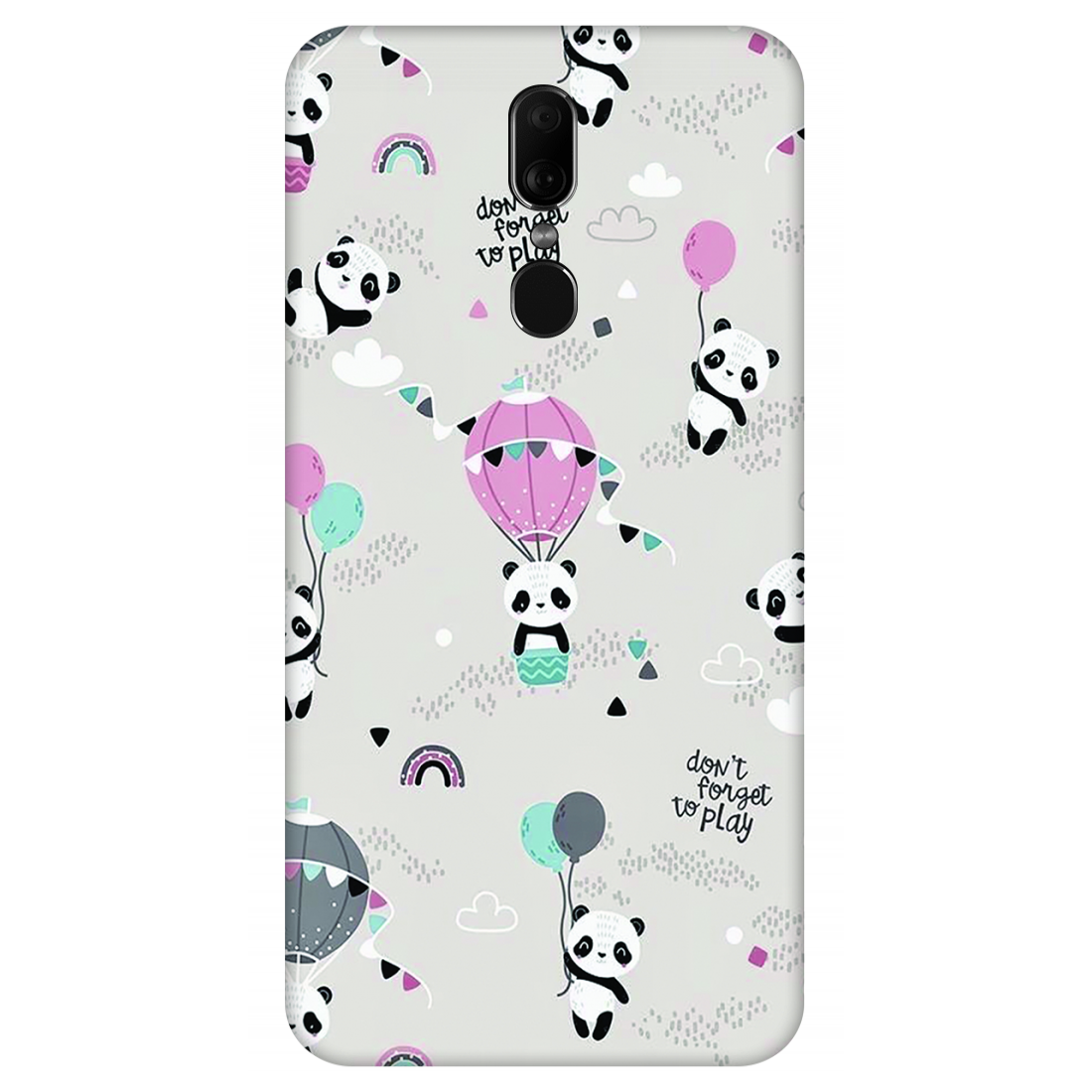 Playful Pandas and Balloons Case Oppo F11