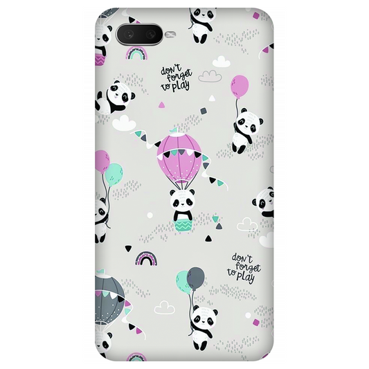 Playful Pandas and Balloons Case Oppo K1