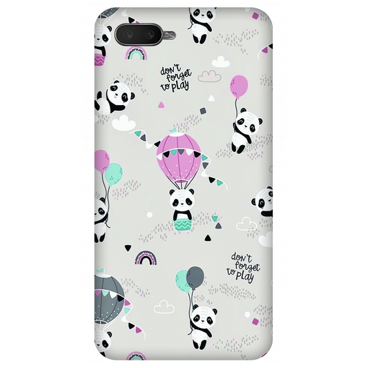 Playful Pandas and Balloons Case Oppo R15x