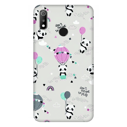 Playful Pandas and Balloons Case Realme 3