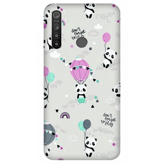 Playful Pandas and Balloons Case Realme 5