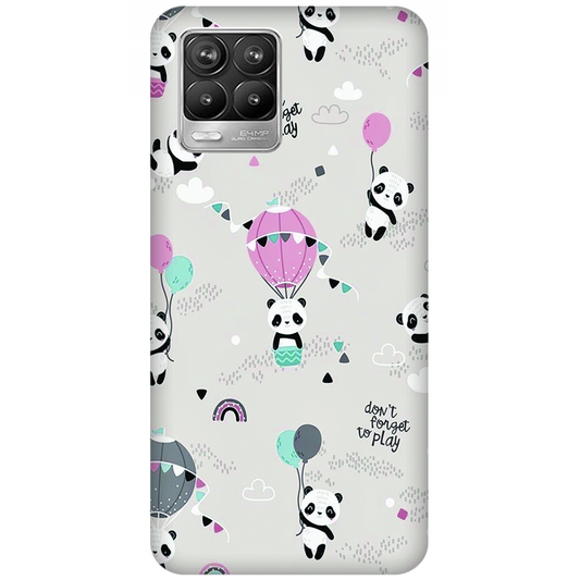 Playful Pandas and Balloons Case Realme 8