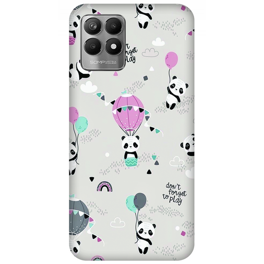 Playful Pandas and Balloons Case Realme 8i