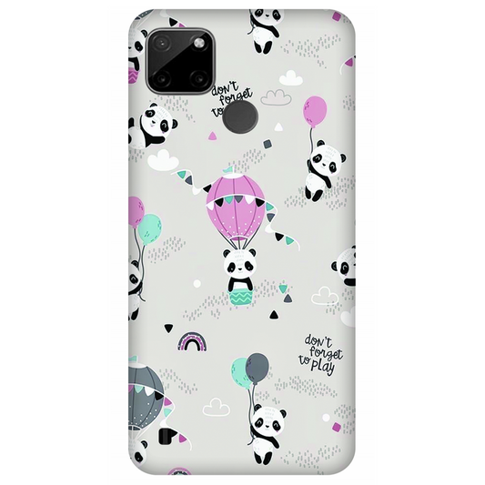 Playful Pandas and Balloons Case Realme C21Y