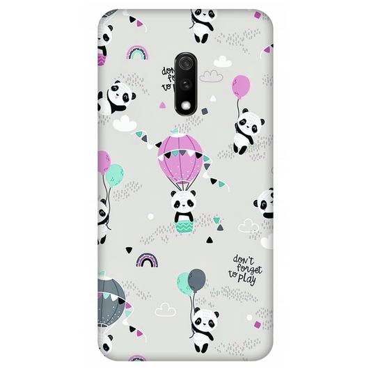 Playful Pandas and Balloons Case Realme X