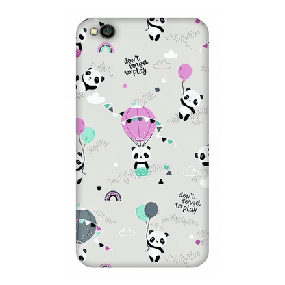 Playful Pandas and Balloons Case Redmi Go