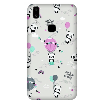 Playful Pandas and Balloons Case Vivo V9