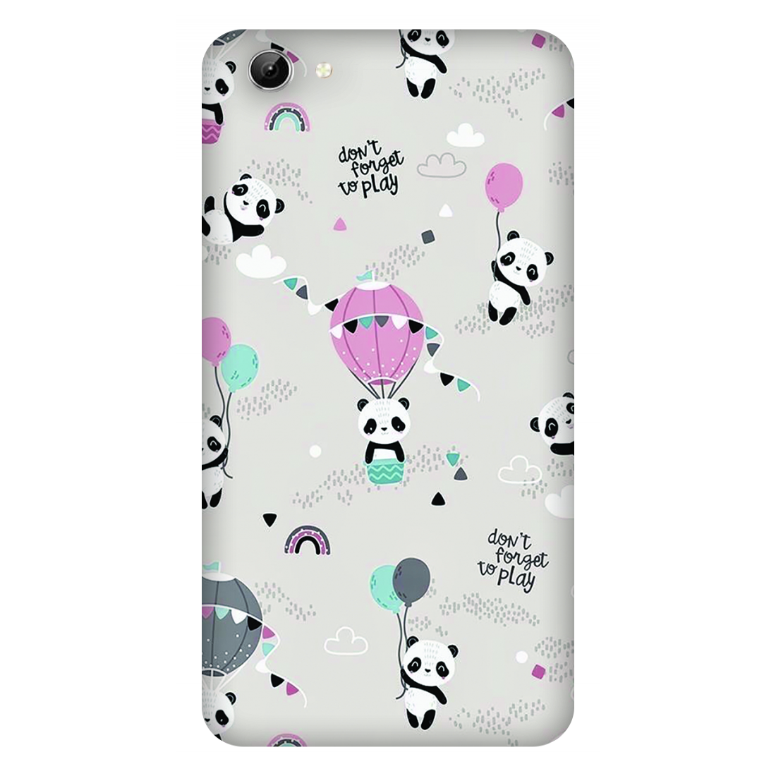 Playful Pandas and Balloons Case Vivo Y71