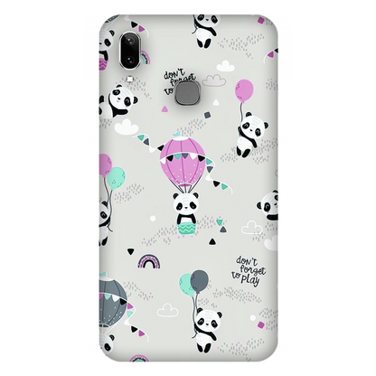 Playful Pandas and Balloons Case Vivo Y91