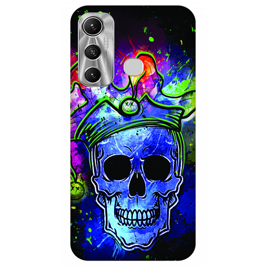 Psychedelic Royal Skull Case Infinix Hot 11