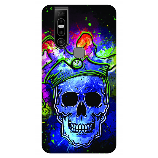 Psychedelic Royal Skull Case Infinix S5 Pro