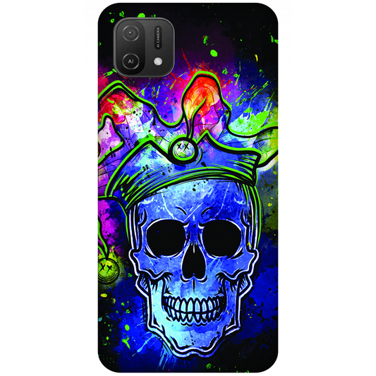 Psychedelic Royal Skull Case Oppo A16K