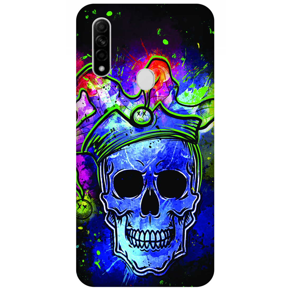 Psychedelic Royal Skull Case Oppo A31 (2020)