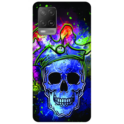 Psychedelic Royal Skull Case Oppo A54 4G