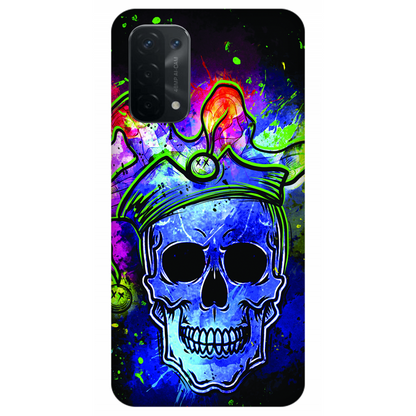 Psychedelic Royal Skull Case Oppo A54 5G