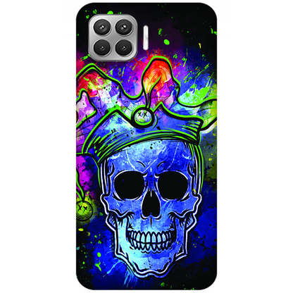 Psychedelic Royal Skull Case Oppo F17 Pro