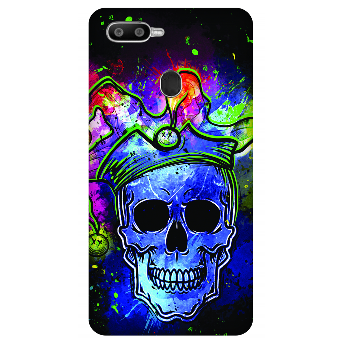 Psychedelic Royal Skull Case Oppo F9