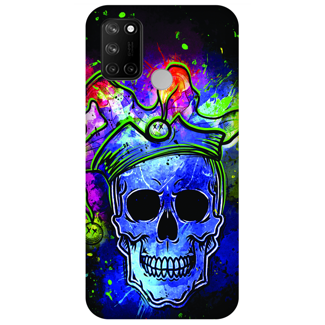 Psychedelic Royal Skull Case Realme 7i