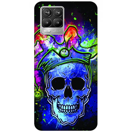 Psychedelic Royal Skull Case Realme 8