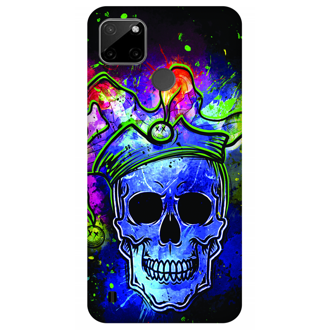 Psychedelic Royal Skull Case Realme C21Y