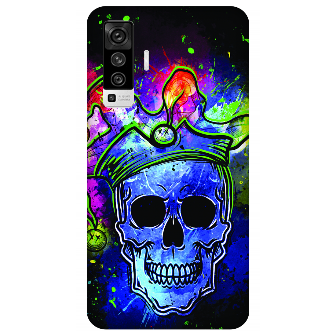 Psychedelic Royal Skull Case Vivo X50 (2020)