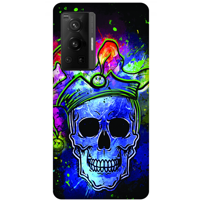 Psychedelic Royal Skull Case Vivo X70 Pro