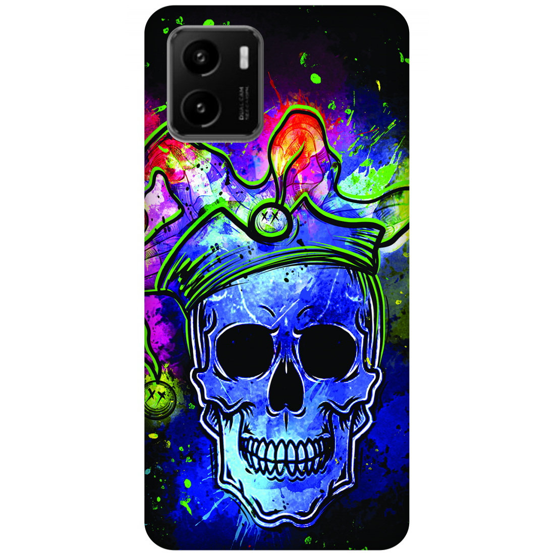 Psychedelic Royal Skull Case Vivo Y15c