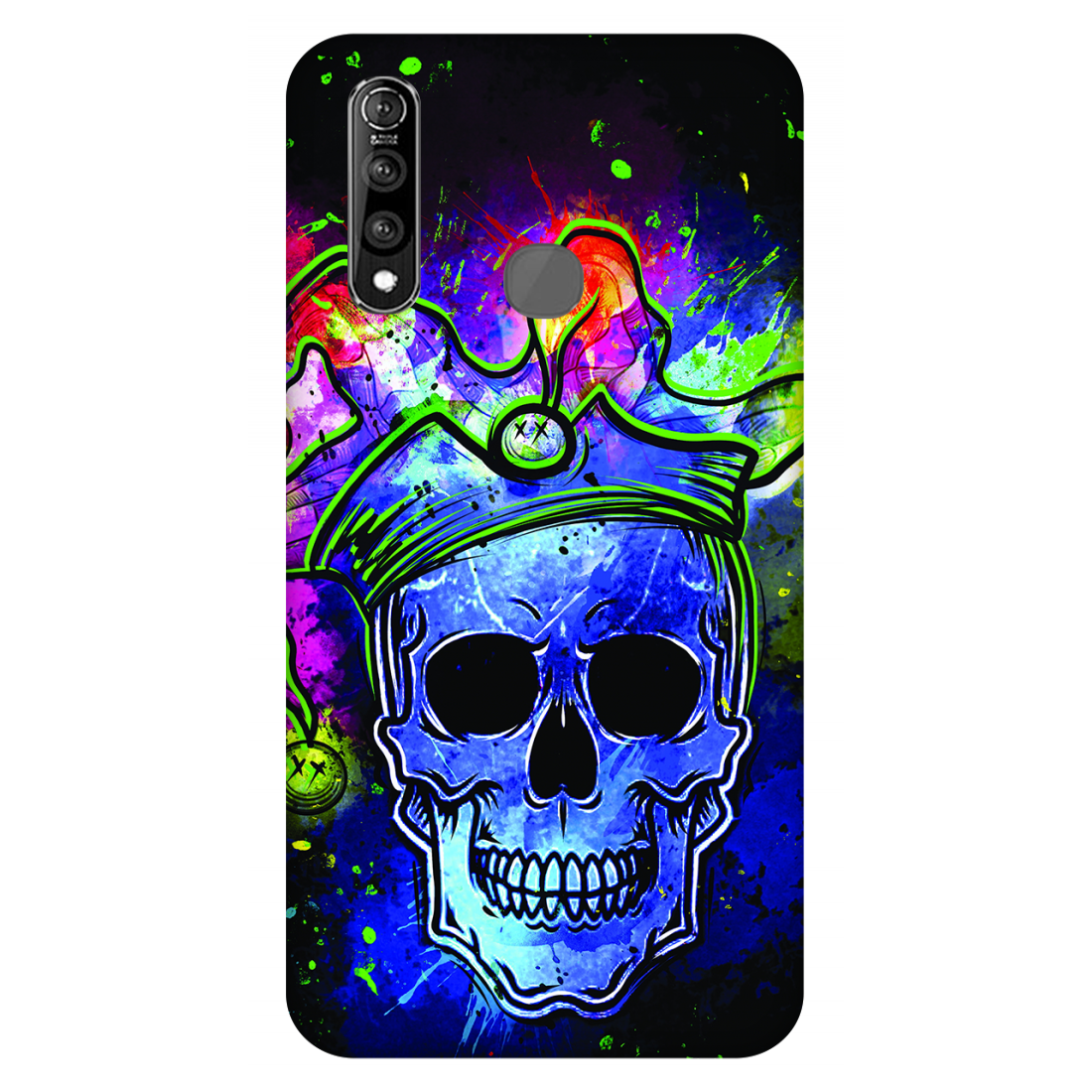 Psychedelic Royal Skull Case Vivo Z1 Pro