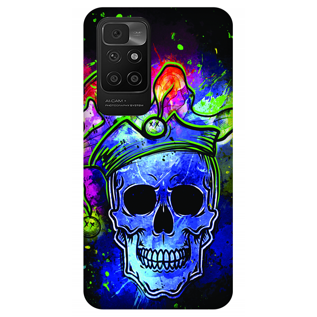 Psychedelic Royal Skull Case Xiaomi Redmi 10