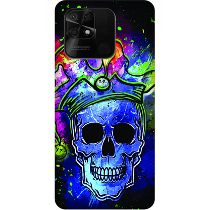 Psychedelic Royal Skull Case Xiaomi Redmi 10C