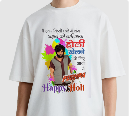 happy holi t shirt