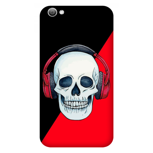 Red Headphones on Blurred Face Case Vivo V5