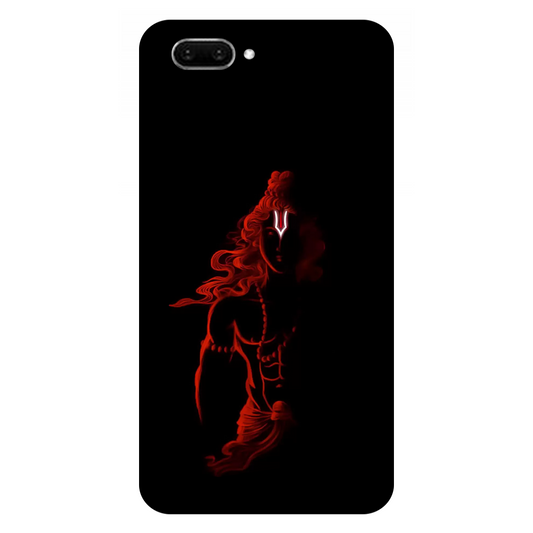 Red Silhouette of a Warrior Ram Case Oppo A5 (Without Fingerprint)