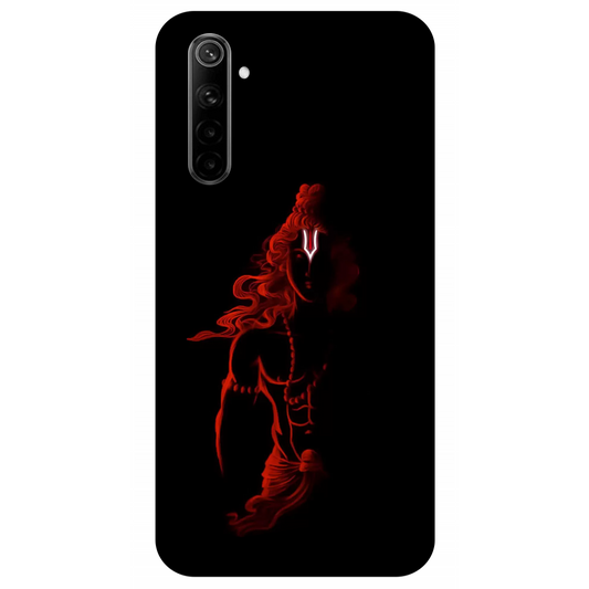 Red Silhouette of a Warrior Ram Case Realme 6S