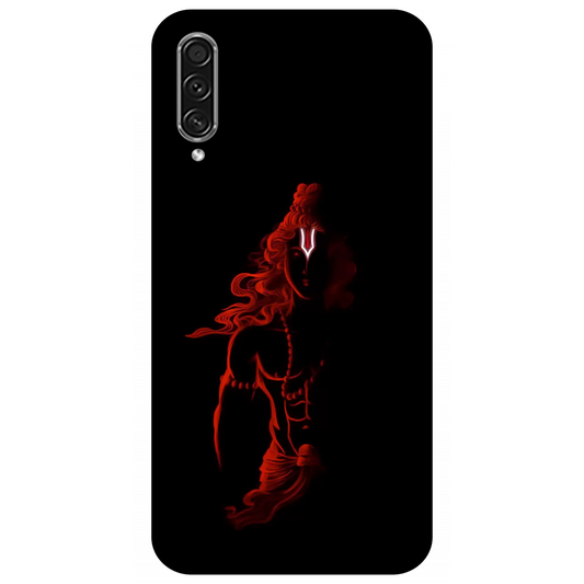 Red Silhouette of a Warrior Ram Case Samsung Galaxy A50s