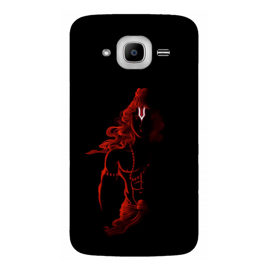 Red Silhouette of a Warrior Ram Case Samsung Galaxy J2Pro (2016)
