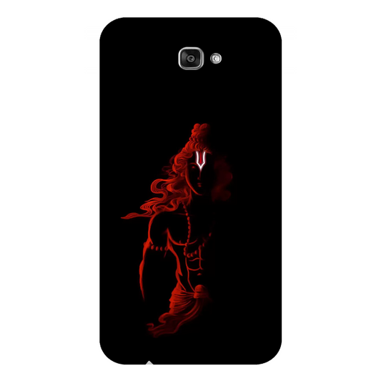 Red Silhouette of a Warrior Ram Case Samsung Galaxy J7 Prime