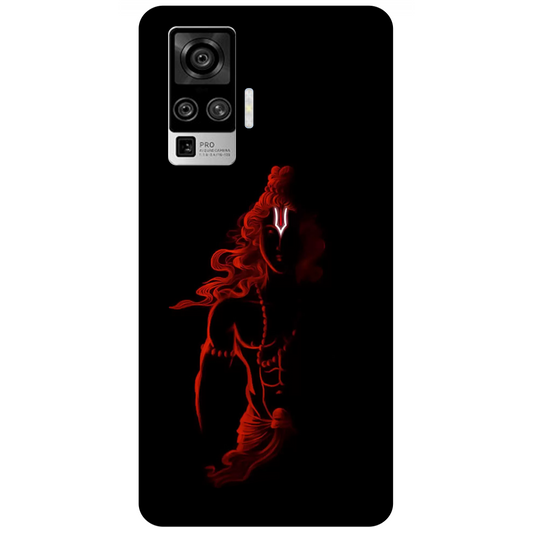 Red Silhouette of a Warrior Ram Case Vivo X50 Pro (2020)