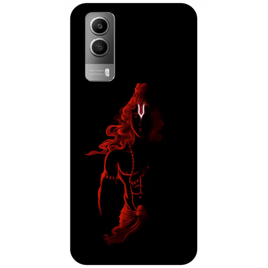 Red Silhouette of a Warrior Ram Case Vivo Y53s