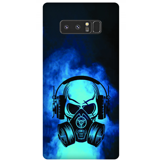 Skull in Gas Mask with Headphones Case Samsung Galaxy Note 8