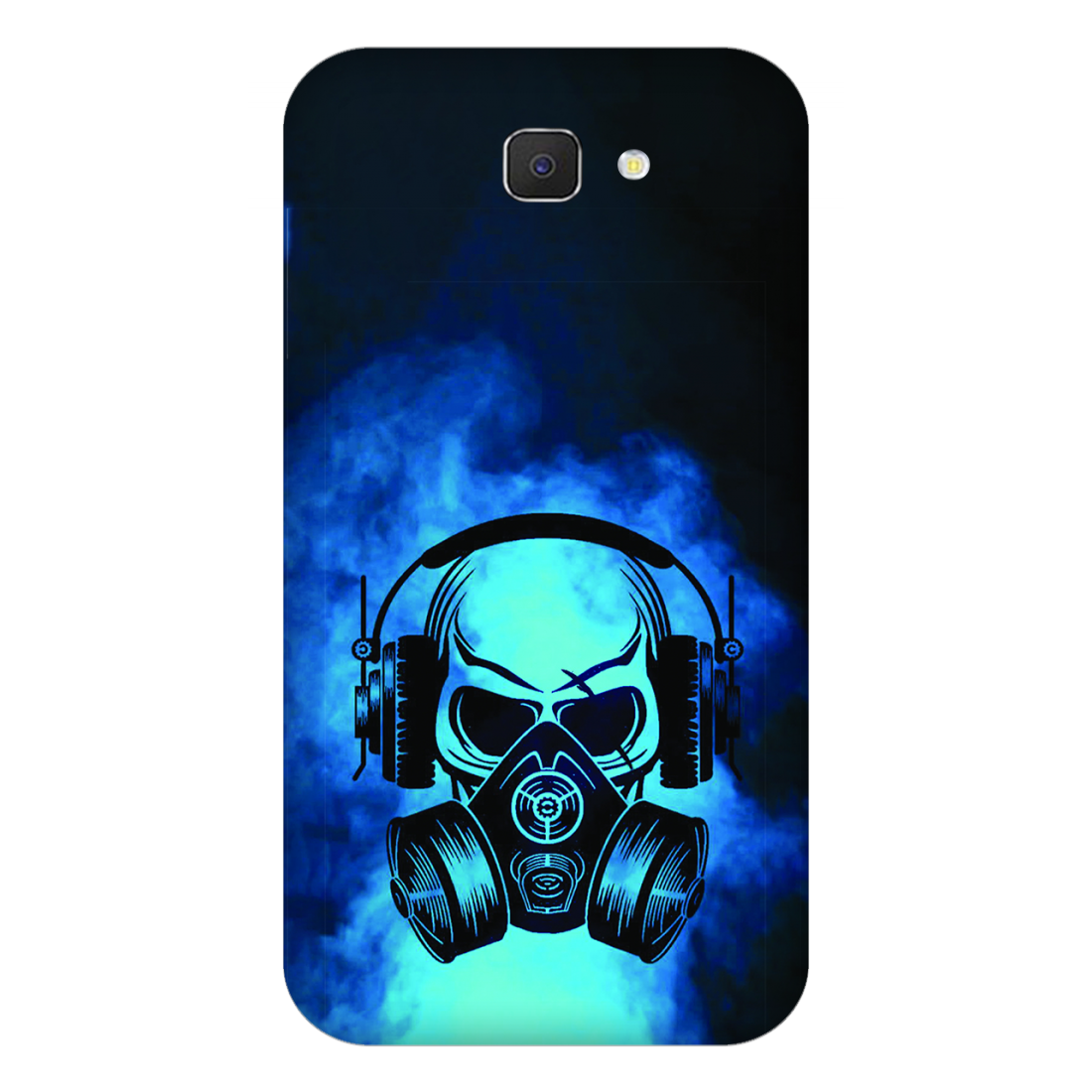 Skull in Gas Mask with Headphones Case Samsung On Nxt