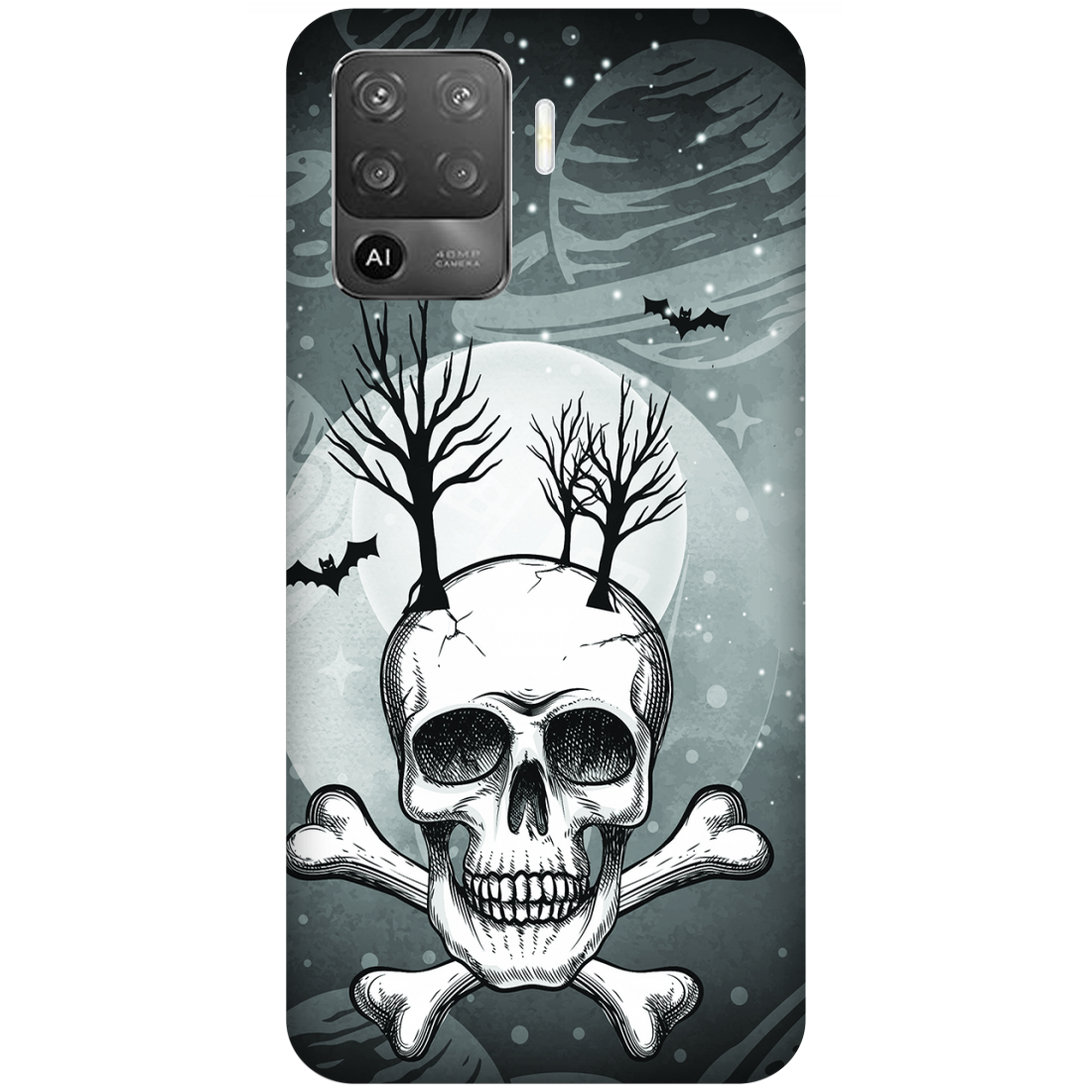 Spooky Celestial Night Case Oppo F19 Pro