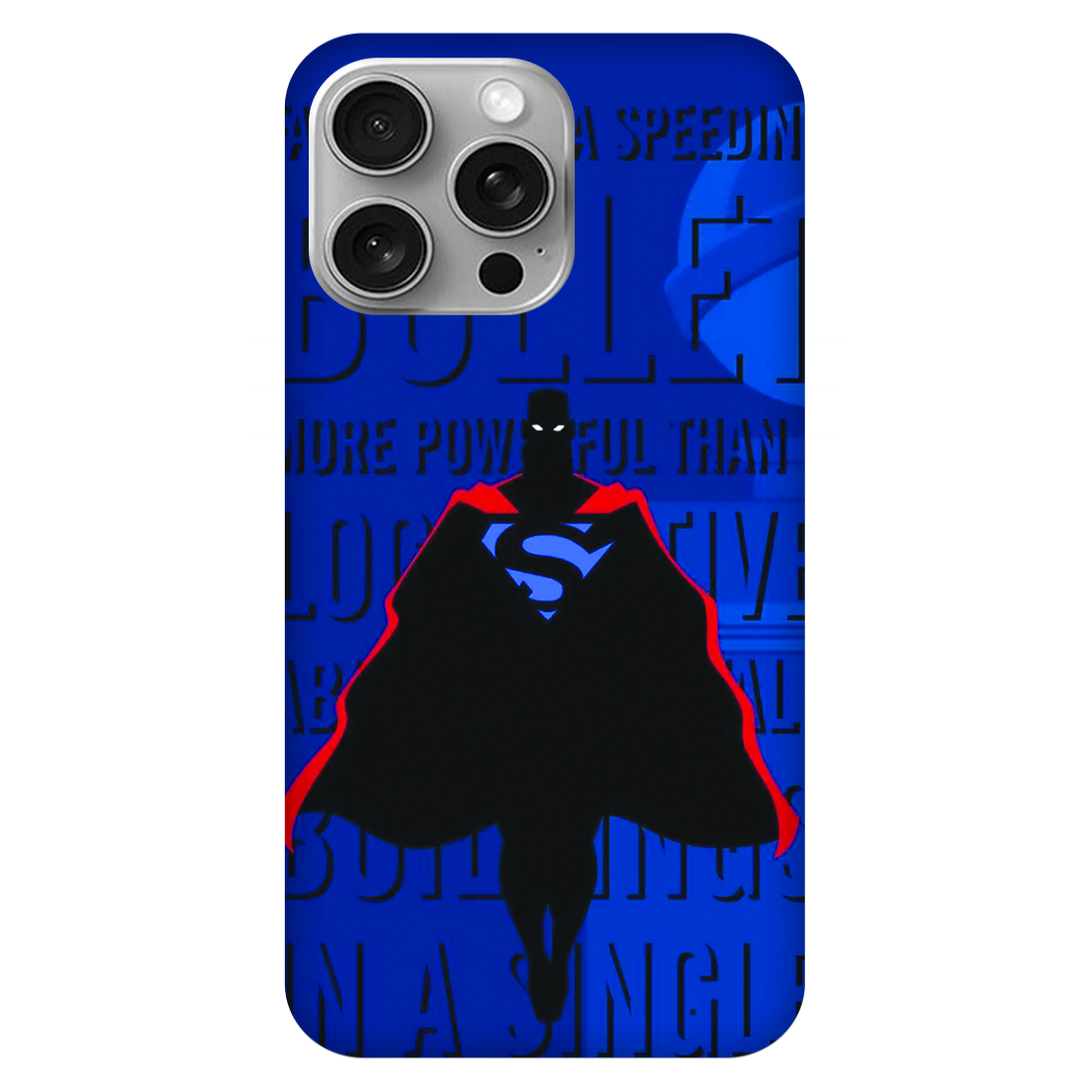 Superman Silhouette with Iconic Case