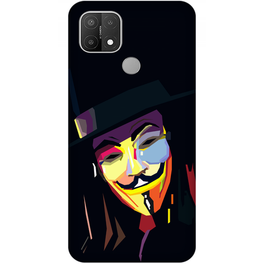 The Guy Fawkes Mask Case Oppo A15